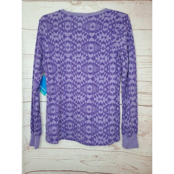 Columbia Omni Wick Advanced Evaporation Women Long Sleeve Purple Small Shirt - Picture 4 of 12
